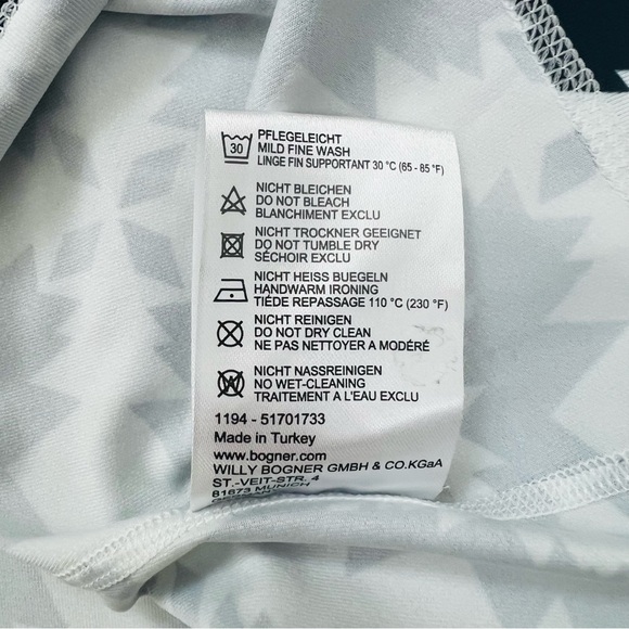 BOGNER Women's Madeline First Layer Top Black and White - Picture 11 of 15